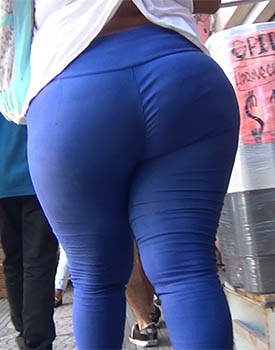 Tight Blue Trousers