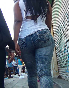 Sexy Chica En Jeans