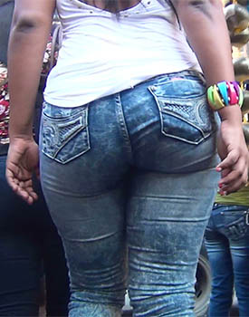Sexy Chica En Jeans