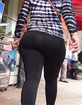 Spandex Ass With VPL